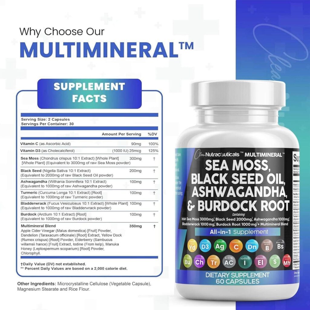 Clean nutraceuticals multimineral supplement 